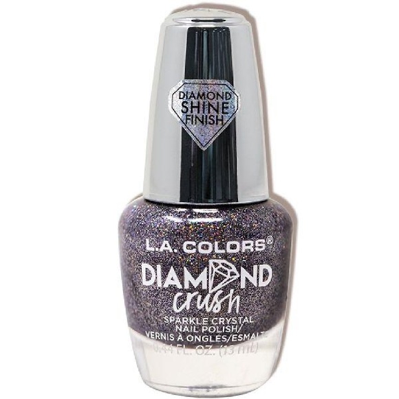DIAMOND SHINE FINISH L.A.COLORS NAIL POLISH DIAMOND CRUSH constellation - Picture 2 of 4